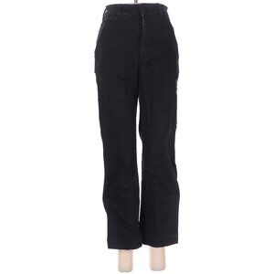 Everlane Black Jeans, wide leg (barrel), high rise waist.